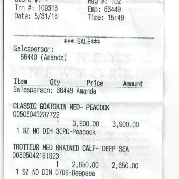 Celine Grained Calfskin Compact Trotteur navy - Picture 8 of 12